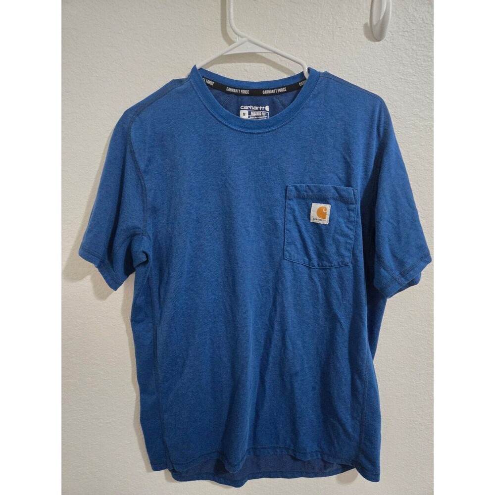 Carhartt | Blue Short-Sleeve Pocket Tee